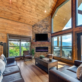 Black Bear-y Ridge's cozy living area
