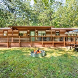 Haus Edelweiss' fire pit