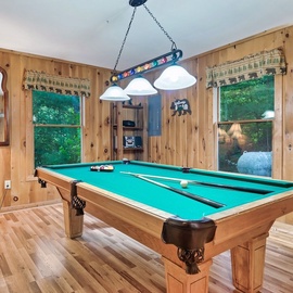 Knotty Nice's pool table