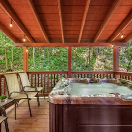 Friends in High Places' bubbling hot tub
