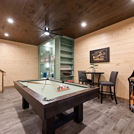 Hillside Haven's pool table