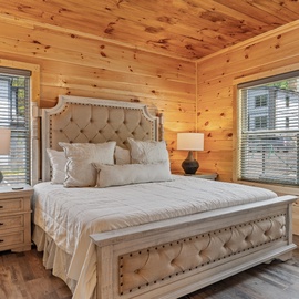 One of Moonlight Pines' comfy bedrooms