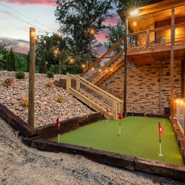 Friends in Bear Places' private putt-putt