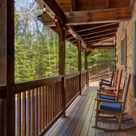 Black Bear Lodge's relaxing deck