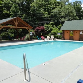 Smoky Mountain Hideout's inviting community pool