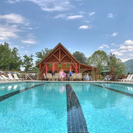 Whispering Pines' inviting community pool