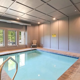 Misty Shadows' private heated indoor pool