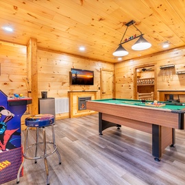 Nestled Inn's fun game room
