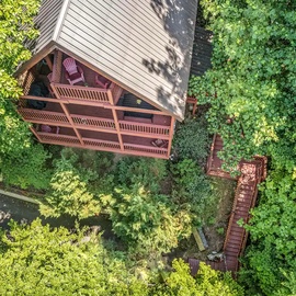 Bird's eye view of Friends in High Places