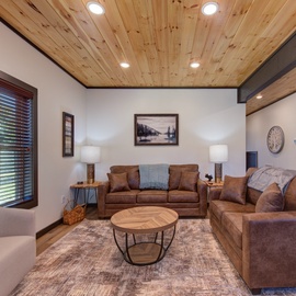 Blue Bella's cozy living area