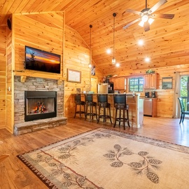 Madison's Retreat's cozy living area