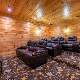 Mayes Landing's theater room