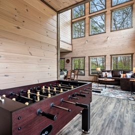 Mountain Bliss' foosball table