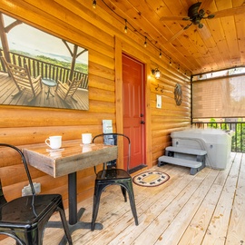 Enjoy peaceful mornings and quiet evenings on the private deck