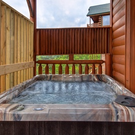 Edge Of Forever's bubbling hot tub