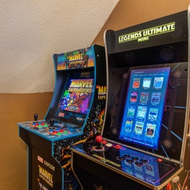 Whistling Woods Hideaway's arcades
