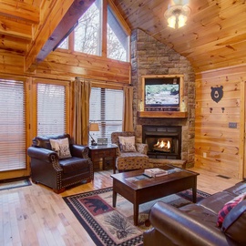 Stay A Little Longer's cozy living area