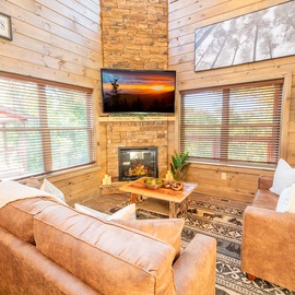 Amazing Grace's cozy living area