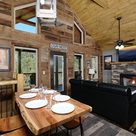 Splash N' Love Shack's open living area