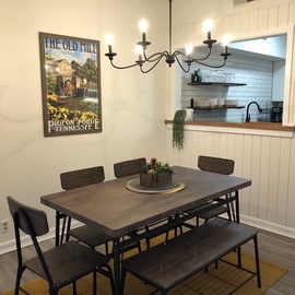 Tuck Away Place's inviting dining table
