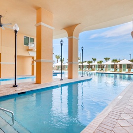 Calypso III Covered pool entry
