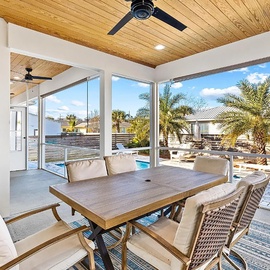 Outside dining