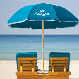 Beautiful Beaches in front of Aqua  