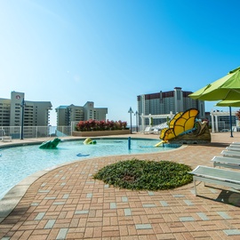 Adorable kiddie pool area