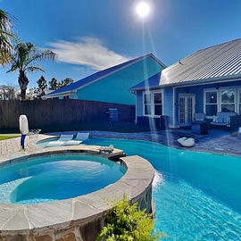 Hot tub and pool