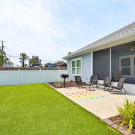 Fenced in yard