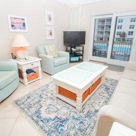 Living Room with a Sofa and Two Accent Chairs