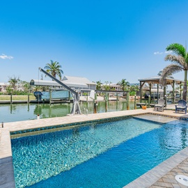 Private Pool overlooking the Canal