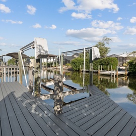 Right on the canal
