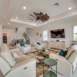 Comfortable coastal seating for the family!