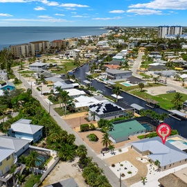 The Pink Lily Aerial View.