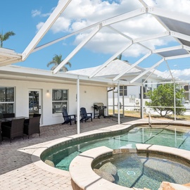 Take a dip in the refreshing pool or in the heated spa.