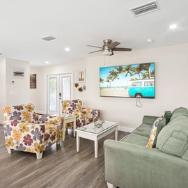 Sit back and recharge while watching your favorite shows.