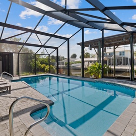 Screened-in private pool