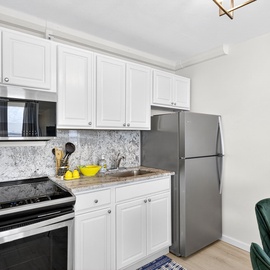 Modern, Refined Kitchen with Upscale Finishes