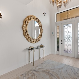 Entry way into the home.