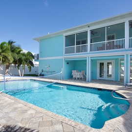 Private Pool with Volleyball Net.