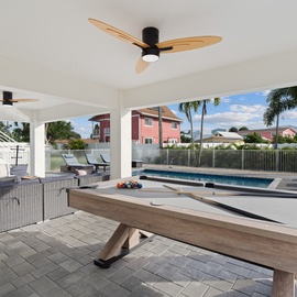 Play pool or Ping pong.