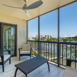 The Manatee Cove Balcony.