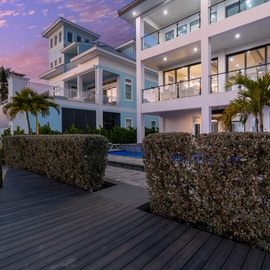 Dock off the Pool.