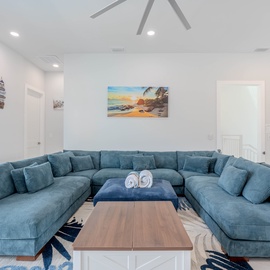 Large Sectional-Perfect for Movie Night
