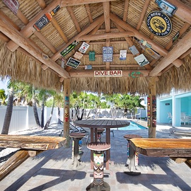 Private Tiki Hut in the Backyard!