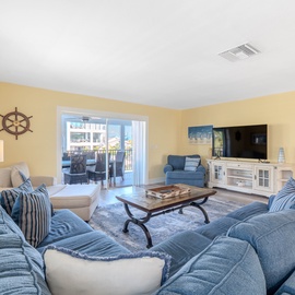 Spacious bright living room.