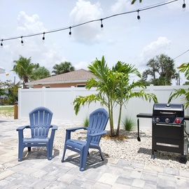 Shared Backyard grilling area