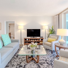 Living Room with over-sized TV