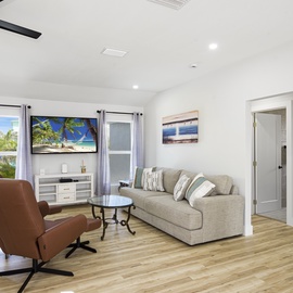 Living room with recliner chair